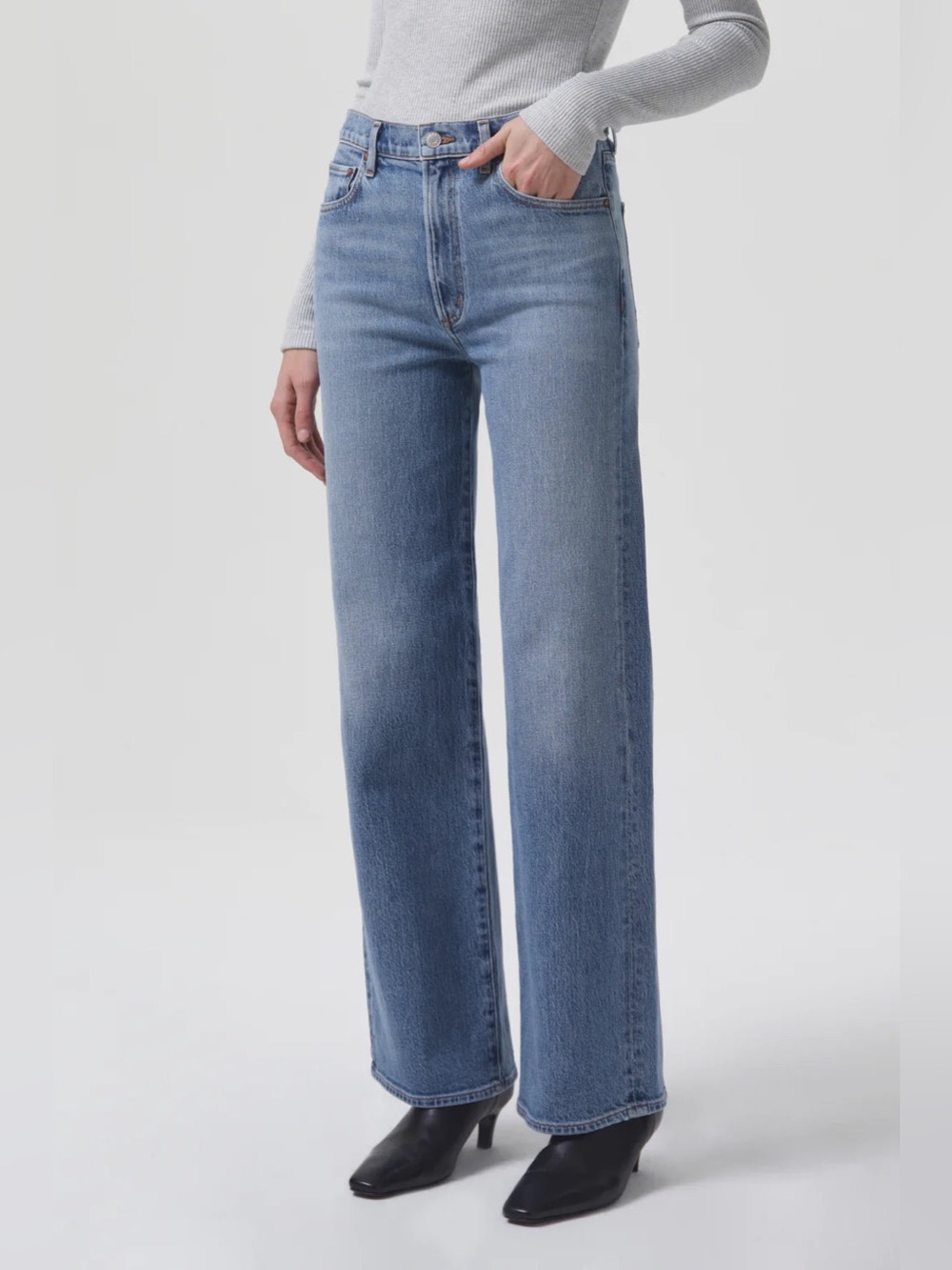 Agolde harper jean mid rise relaxed straight leg jean "FLASH" FIRM PRICE